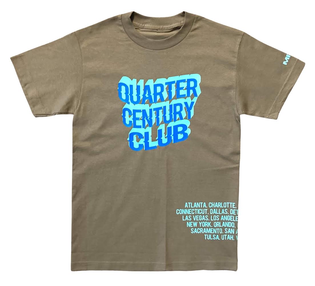 Quarter Century Club Tee Front