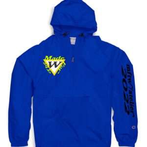 Made For the W Blue Windbreaker