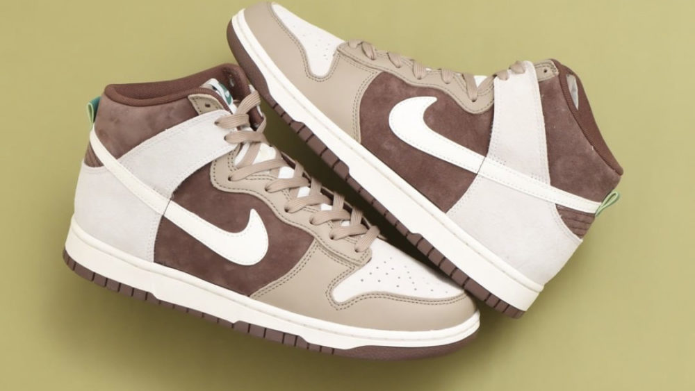 Nike Dunk High Light Chocolate - Made for the W