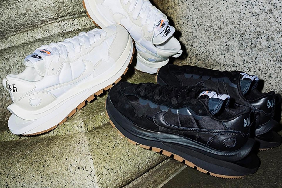 Nike Sacai Vaporwaffle | Black Gum + White Sail - Made for the W