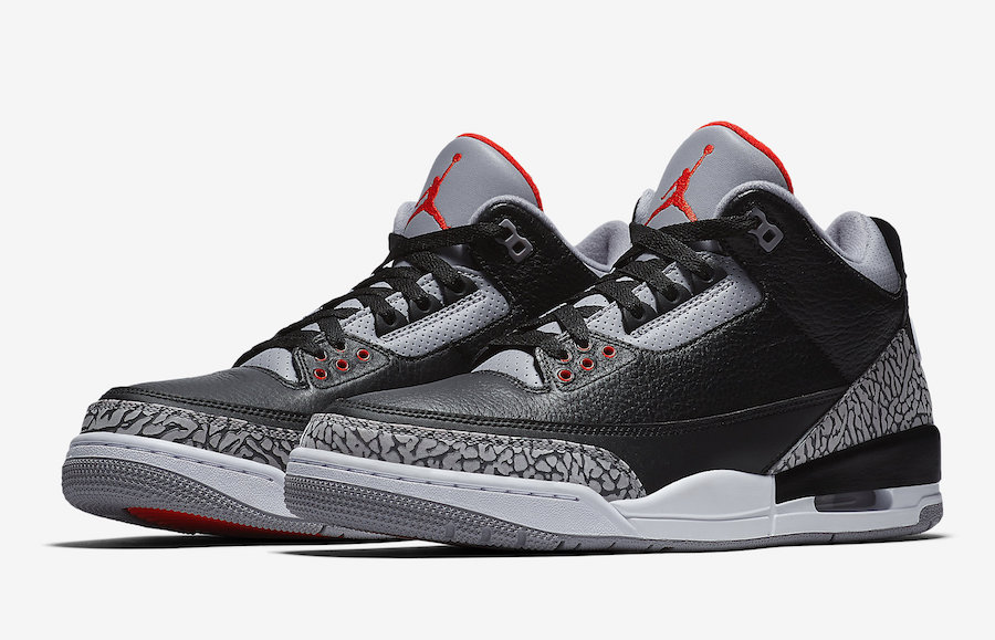 Air Jordan 3 OG Black Cement 2018 Release Date - Sneaker Bar Detroit